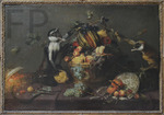 Snyders, Frans. 2 singes pillant une corbeille de fruits, Le Louvre