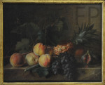 Cornelis van Spaendonck, Pêches, raisins et ananas sur une table, 1798, Le Louvre.