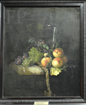 Van Aelst, Raisins, pêches et grand verre, 1670, Le Louvre