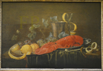 van Heem, fruits, vaisselles et homard, MAA de Périgueux.