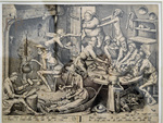 La cuisinière maigre, Van der Heyden, d'après Bruegel l'Ancien
